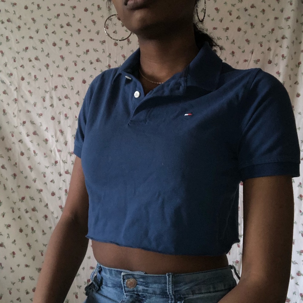 TOMMY H CROPPED POLO